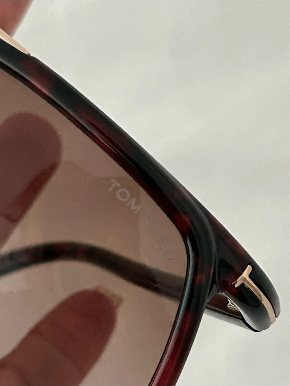 Tom Ford MERYL Sunglasses FT1038-56Z-64 Havana Frame Violet Gradient Lenses